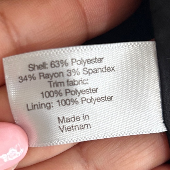 Lane Bryant Sleeveless Open Front Blazer Long Vest Size18 - Picture 4 of 12